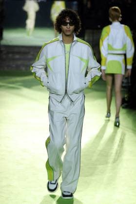 PFW - Casablanca Runway A model walks the runway during the Casablanca Womenswear Spring Summer 2026 show as part of Paris Fashion Week on October 01, 2025 in Paris, France. Photo by Alain-Gil Gonzalez ABACAPRESS.COM Paris France  Copyright: xGonzalezxAlain-Gil ABACAx
