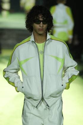 PFW - Casablanca Runway A model walks the runway during the Casablanca Womenswear Spring Summer 2026 show as part of Paris Fashion Week on October 01, 2025 in Paris, France. Photo by Alain-Gil Gonzalez ABACAPRESS.COM Paris France  Copyright: xGonzalezxAlain-Gil ABACAx