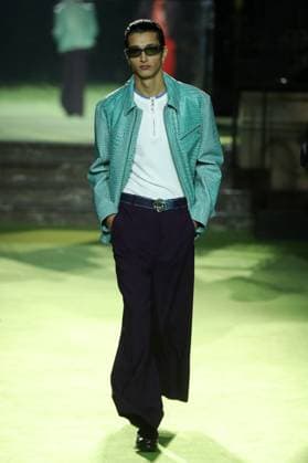 PFW - Casablanca Runway A model walks the runway during the Casablanca Womenswear Spring Summer 2026 show as part of Paris Fashion Week on October 01, 2025 in Paris, France. Photo by Alain-Gil Gonzalez ABACAPRESS.COM Paris France  Copyright: xGonzalezxAlain-Gil ABACAx
