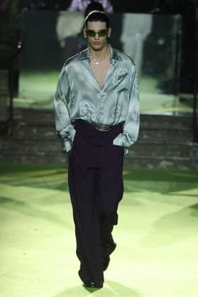 PFW - Casablanca Runway A model walks the runway during the Casablanca Womenswear Spring Summer 2026 show as part of Paris Fashion Week on October 01, 2025 in Paris, France. Photo by Alain-Gil Gonzalez ABACAPRESS.COM Paris France  Copyright: xGonzalezxAlain-Gil ABACAx