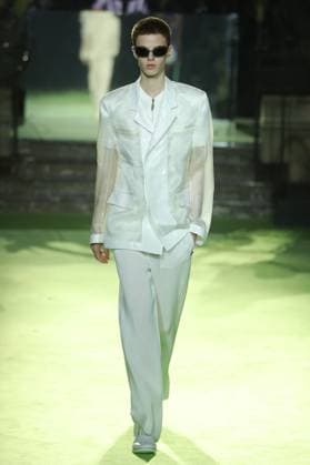 PFW - Casablanca Runway A model walks the runway during the Casablanca Womenswear Spring Summer 2026 show as part of Paris Fashion Week on October 01, 2025 in Paris, France. Photo by Alain-Gil Gonzalez ABACAPRESS.COM Paris France  Copyright: xGonzalezxAlain-Gil ABACAx