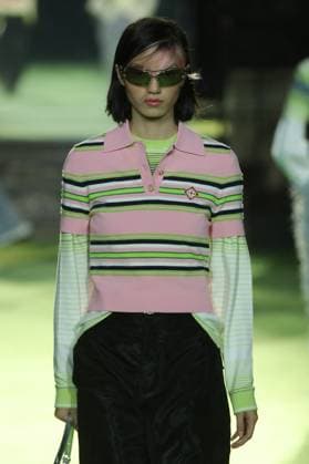 PFW - Casablanca Runway A model walks the runway during the Casablanca Womenswear Spring Summer 2026 show as part of Paris Fashion Week on October 01, 2025 in Paris, France. Photo by Alain-Gil Gonzalez ABACAPRESS.COM Paris France  Copyright: xGonzalezxAlain-Gil ABACAx