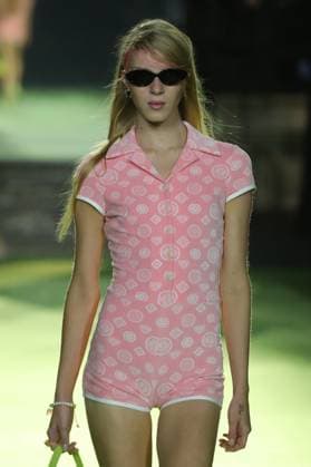 PFW - Casablanca Runway A model walks the runway during the Casablanca Womenswear Spring Summer 2026 show as part of Paris Fashion Week on October 01, 2025 in Paris, France. Photo by Alain-Gil Gonzalez ABACAPRESS.COM Paris France  Copyright: xGonzalezxAlain-Gil ABACAx