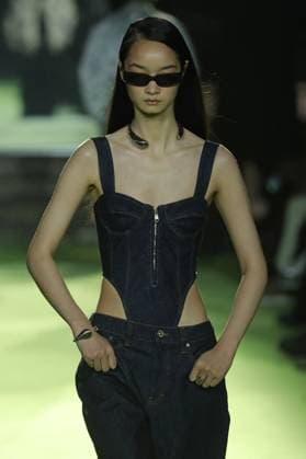 PFW - Casablanca Runway A model walks the runway during the Casablanca Womenswear Spring Summer 2026 show as part of Paris Fashion Week on October 01, 2025 in Paris, France. Photo by Alain-Gil Gonzalez ABACAPRESS.COM Paris France  Copyright: xGonzalezxAlain-Gil ABACAx