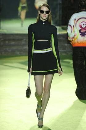 PFW - Casablanca Runway A model walks the runway during the Casablanca Womenswear Spring Summer 2026 show as part of Paris Fashion Week on October 01, 2025 in Paris, France. Photo by Alain-Gil Gonzalez ABACAPRESS.COM Paris France  Copyright: xGonzalezxAlain-Gil ABACAx