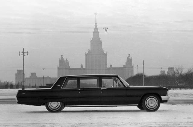 CAR ZIL-114 37303 07.12.1968 A ZIL-114 car in a street of Moscow. Ð®.ÐÐ½Ð ÑÄÐ¸Ð°Ð½Ð¾Ð² Sputnik Moscow Russia  Copyright: xÐ®.ÐÐ½Ð ÑÄÐ¸Ð°Ð½Ð¾Ð²x