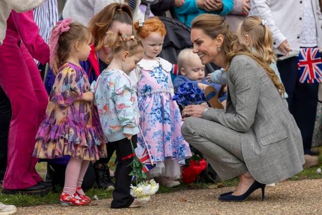 . 02 10 2025. Coningsby, United Kingdom. Kate Middleton, the Princess of Wales, during a visit to RAF Coningsby, United Kingdom.  xPoolx xi-Imagesx IIM-26267-0005
