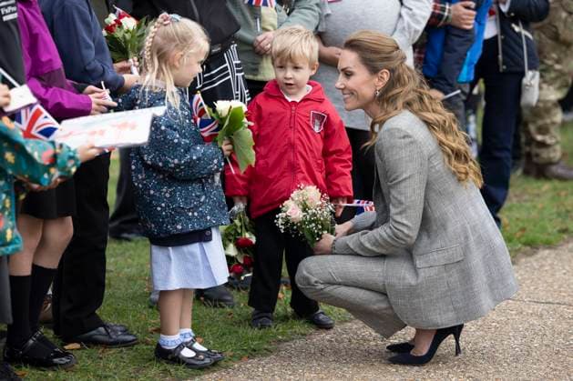 . 02 10 2025. Coningsby, United Kingdom. Kate Middleton, the Princess of Wales, during a visit to RAF Coningsby, United Kingdom.  xPoolx xi-Imagesx IIM-26267-0006