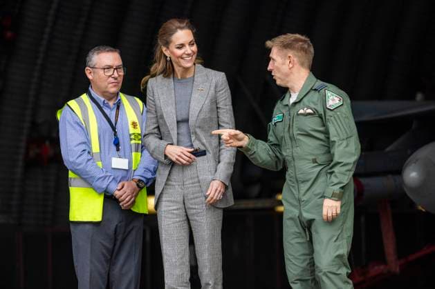 . 02 10 2025. Coningsby, United Kingdom. Kate Middleton, the Princess of Wales, during a visit to RAF Coningsby, United Kingdom.  xPoolx xi-Imagesx IIM-26267-0019