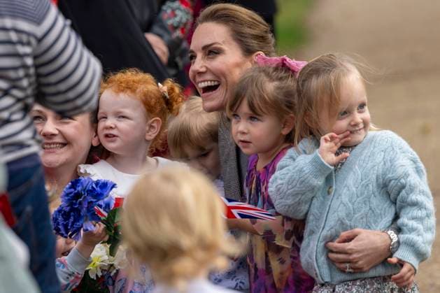 . 02 10 2025. Coningsby, United Kingdom. Kate Middleton, the Princess of Wales, during a visit to RAF Coningsby, United Kingdom.  xPoolx xi-Imagesx IIM-26267-0036