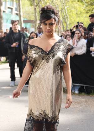 Arrivals to the Rabanne Womens Ready to Wear Spring Summer 2026 Paris Fashion Week PFW show at UNESCO, Paris, France, October 2, 2025 Denis Guignebourg Bestimage Arrivals Rabanne fashion show as part of Spring Summer 2026 Paris Fashion Week on October 02, 2025 in Paris, France Paris France  Copyright: xDenisxGuignebourgx xBestimagexDenisxGuignebourgx xBestimagex