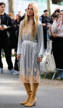 A guest at the Rabanne Show during Paris Fashion Week Womenswear Spring Summer 2026, UNESCO, Paris, France (France SPP) Copyright: xFrancexx xSPPx spp-en-Fr-IMG_0970