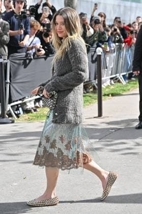 PFW Rabanne Outside Arrivals arriving at Rabanne show during Paris Fashion Week in Paris, France on October 2, 2025. Photo by Julien Reynaud APS-Medias ABACAPRESS.COM Paris France  Copyright: xReynaudxJulien APS-Medias ABACAx