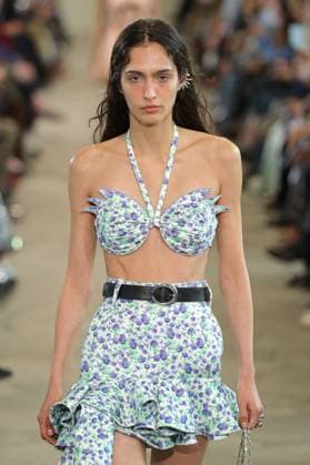 PFW - Rabanne Runway A model walks the runway during the Rabanne Womenswear Spring Summer 2026 show as part of Paris Fashion Week on October 02, 2025 in Paris, France. Photo by Alain-Gil Gonzalez ABACAPRESS.COM Paris France  Copyright: xGonzalezxAlain-Gil ABACAx
