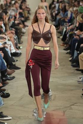 PFW - Rabanne Runway A model walks the runway during the Rabanne Womenswear Spring Summer 2026 show as part of Paris Fashion Week on October 02, 2025 in Paris, France. Photo by Alain-Gil Gonzalez ABACAPRESS.COM Paris France  Copyright: xGonzalezxAlain-Gil ABACAx