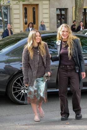 PFW - Paco Rabanne Outside Arrivals Rain Spencer at Paco Rabanne show during the Womenswear Spring Summer 2026 as part of Paris Fashion Week on October 2, 2025 in Paris, France. Photo by Robin Psaila ABACAPRESS.COM Paris France  Copyright: xPsailaxRobin ABACAx