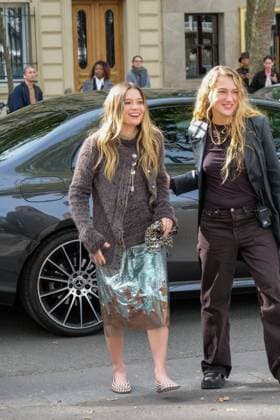 PFW - Paco Rabanne Outside Arrivals Rain Spencer at Paco Rabanne show during the Womenswear Spring Summer 2026 as part of Paris Fashion Week on October 2, 2025 in Paris, France. Photo by Robin Psaila ABACAPRESS.COM Paris France  Copyright: xPsailaxRobin ABACAx