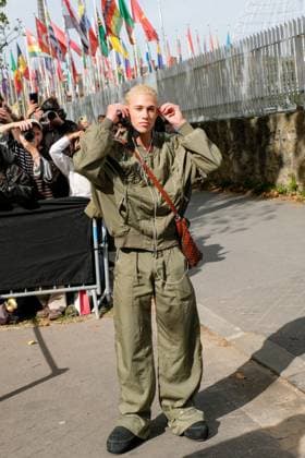 PFW - Paco Rabanne Outside Arrivals Matteo Sinet at Paco Rabanne show during the Womenswear Spring Summer 2026 as part of Paris Fashion Week on October 2, 2025 in Paris, France. Photo by Robin Psaila ABACAPRESS.COM Paris France  Copyright: xPsailaxRobin ABACAx