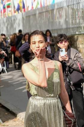 PFW - Paco Rabanne Outside Arrivals Anne Curtis Anne Curtis at Paco Rabanne show during the Womenswear Spring Summer 2026 as part of Paris Fashion Week on October 2, 2025 in Paris, France. Photo by Robin Psaila ABACAPRESS.COM Paris France  Copyright: xPsailaxRobin ABACAx