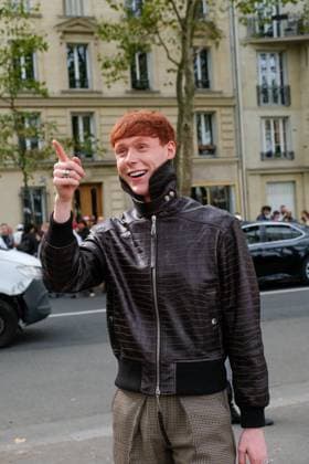PFW - Paco Rabanne Outside Arrivals Pierre Painchaud at Paco Rabanne show during the Womenswear Spring Summer 2026 as part of Paris Fashion Week on October 2, 2025 in Paris, France. Photo by Robin Psaila ABACAPRESS.COM Paris France  Copyright: xPsailaxRobin ABACAx