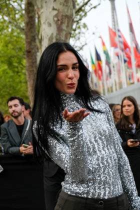 PFW - Paco Rabanne Outside Arrivals Natalia Lacunza at Paco Rabanne show during the Womenswear Spring Summer 2026 as part of Paris Fashion Week on October 2, 2025 in Paris, France. Photo by Robin Psaila ABACAPRESS.COM Paris France  Copyright: xPsailaxRobin ABACAx