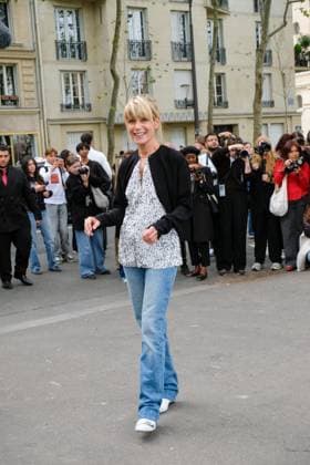 PFW - Paco Rabanne Outside Arrivals Marina Fois at Paco Rabanne show during the Womenswear Spring Summer 2026 as part of Paris Fashion Week on October 2, 2025 in Paris, France. Photo by Robin Psaila ABACAPRESS.COM Paris France  Copyright: xPsailaxRobin ABACAx