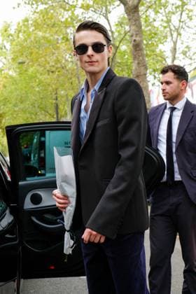 PFW - Paco Rabanne Outside Arrivals Corey Fogelmanis at Paco Rabanne show during the Womenswear Spring Summer 2026 as part of Paris Fashion Week on October 2, 2025 in Paris, France. Photo by Robin Psaila ABACAPRESS.COM Paris France  Copyright: xPsailaxRobin ABACAx