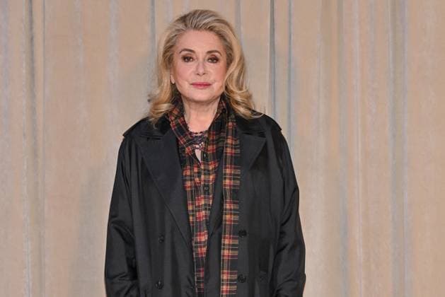 PFW Roger Vivier Presentation Catherine Deneuve attending Roger Vivier presentation during Paris Fashion Week in Paris, France on October 2, 2025. Photo by Julien Reynaud APS-Medias ABACAPRESS.COM Paris France  Copyright: xReynaudxJulien APS-Medias ABACAx