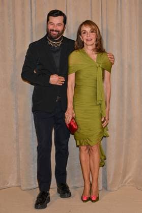 PFW Roger Vivier Presentation Gherardo Felloni, Philippine Leroy-Beaulieu attending Roger Vivier presentation during Paris Fashion Week in Paris, France on October 2, 2025. Photo by Julien Reynaud APS-Medias ABACAPRESS.COM Paris France  Copyright: xReynaudxJulien APS-Medias ABACAx