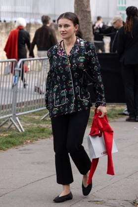 PFW - Rabanne Womenswear Spring-Summer - Arrivals NB Chloe Malle arriving at the Rabanne Womenswear Spring-Summer 2026 show as part of Paris Fashion Week on October 02, 2025 in Paris, France. Photo by Nasser Berzane ABACAPRESS.COM Paris France  Copyright: xBerzanexNasser ABACAx