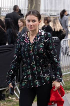 PFW - Rabanne Womenswear Spring-Summer - Arrivals NB Chloe Malle arriving at the Rabanne Womenswear Spring-Summer 2026 show as part of Paris Fashion Week on October 02, 2025 in Paris, France. Photo by Nasser Berzane ABACAPRESS.COM Paris France  Copyright: xBerzanexNasser ABACAx