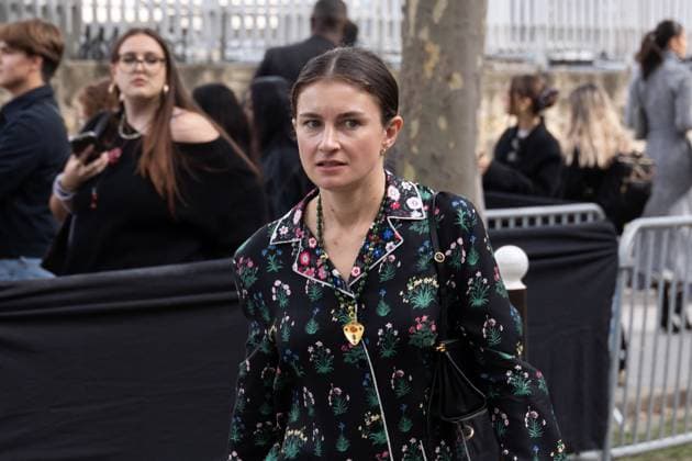 PFW - Rabanne Womenswear Spring-Summer - Arrivals NB Chloe Malle arriving at the Rabanne Womenswear Spring-Summer 2026 show as part of Paris Fashion Week on October 02, 2025 in Paris, France. Photo by Nasser Berzane ABACAPRESS.COM Paris France  Copyright: xBerzanexNasser ABACAx