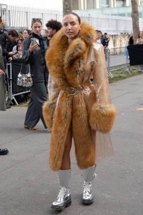 PFW - Rabanne Womenswear Spring-Summer - Arrivals NB Carla Ginola arriving at the Rabanne Womenswear Spring-Summer 2026 show as part of Paris Fashion Week on October 02, 2025 in Paris, France. Photo by Nasser Berzane ABACAPRESS.COM Paris France  Copyright: xBerzanexNasser ABACAx