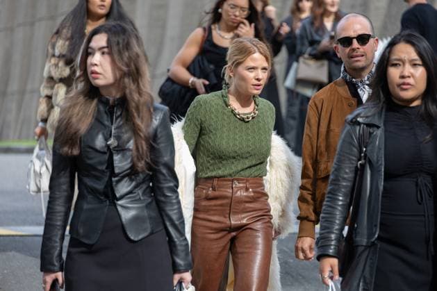 PFW - Rabanne Womenswear Spring-Summer - Arrivals NB Mélanie Thierry arriving at the Rabanne Womenswear Spring-Summer 2026 show as part of Paris Fashion Week on October 02, 2025 in Paris, France. Photo by Nasser Berzane ABACAPRESS.COM Paris France  Copyright: xBerzanexNasser ABACAx