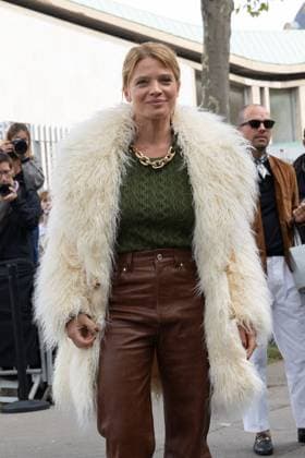 PFW - Rabanne Womenswear Spring-Summer - Arrivals NB Mélanie Thierry arriving at the Rabanne Womenswear Spring-Summer 2026 show as part of Paris Fashion Week on October 02, 2025 in Paris, France. Photo by Nasser Berzane ABACAPRESS.COM Paris France  Copyright: xBerzanexNasser ABACAx