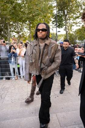 Gunna at Rick Owens Women Ready to Wear Spring Summer 2026 Collection fashion show, during Paris Fashion Week on october 2nd 2025 Perusseau Da Silva Bestimage Celebrities at Rick Owens Women Ready to Wear Spring Summer 2026 Collection fashion show, during Paris Fashion Week on october 2nd 2025 Paris France  Copyright: xTizianoxDaxSilvax-xPierrexPerusseaux xBestimagexTizianoxDaxSilvax-xPierrexPerusseaux xBestimagex
