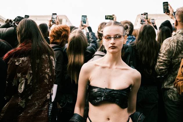 Paris Fashion Week SS26 Rick Owens 449265 2025 10 02 France  Copyright: xJean-BaptistexSoulliatx xStarfacex STAR_449265_016