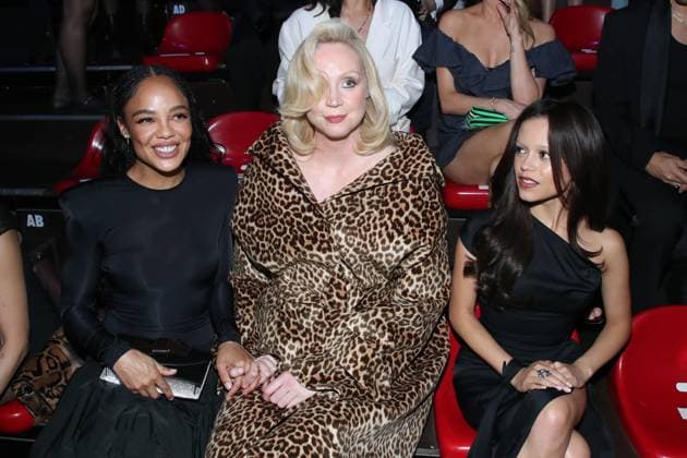 Tessa Thompson, Gwendoline Christie and Jenna Ortega at the Loubi Show by Christian Louboutin as part of Paris Fashion Week, at the DOJO in Paris, France, October 2, 2025 Bertrand Rindoff Bestimage Celebrities at the Loubi Show by Christian Louboutin as part of Paris Fashion Week on October 02, 2025 in Paris, France Paris France  Copyright: xBERTRANDxRINDOFFxPETROFFx xBESTIMAGExBERTRANDxRINDOFFxPETROFFx xBESTIMAGEx