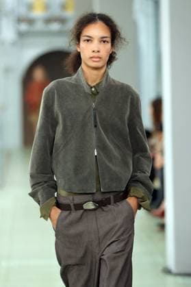 PFW - Times Runway A model walks the runway during the Times Womenswear Spring Summer 2026 show as part of Paris Fashion Week on October 02, 2025 in Paris, France. Photo by Alain-Gil Gonzalez ABACAPRESS.COM Paris France  Copyright: xGonzalezxAlain-Gil ABACAx