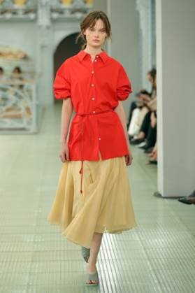 PFW - Times Runway A model walks the runway during the Times Womenswear Spring Summer 2026 show as part of Paris Fashion Week on October 02, 2025 in Paris, France. Photo by Alain-Gil Gonzalez ABACAPRESS.COM Paris France  Copyright: xGonzalezxAlain-Gil ABACAx