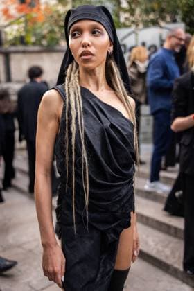 FKA Twigs at Rick Owens Women Ready to Wear Spring Summer 2026 Collection fashion show, during Paris Fashion Week on october 2nd 2025 Julien Sarkissian Bestimage Celebrities at Rick Owens Women Ready to Wear Spring Summer 2026 Collection fashion show, during Paris Fashion Week on october 2nd 2025 Paris France  Copyright: xJulienxSarkissianx xBestimagexJulienxSarkissianx xBestimagex