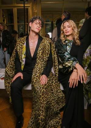 Sandra Laurens et Raphael Say Celebrities at Leonard Women Ready to Wear Spring Summer 2026 Collection fashion show, during Paris Fashion Week on october 3rd 2025 Sam Delpech Bestimage Celebrities at Leonard Women Ready to Wear Spring Summer 2026 Collection fashion show, during Paris Fashion Week on october 3rd 2025 Paris France  Copyright: xSamxDelpechx xBestimagexSamxDelpechx xBestimagex