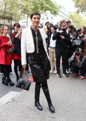 Cristina Cordula at the arrivals of the Giambattista Valli Womens Ready to Wear Spring Summer 2026 Paris Fashion Week PFW show, at Giambattista Valli, in Paris, France, October 03, 2025 Denis Guignebourg Bestimage Arrivals Giambattista Valli fashion show as part of Spring Summer 2026 Paris Fashion Week on October 03, 2025 in Paris, France Paris France  Copyright: xDenisxGuignebourgx xBestimagexDenisxGuignebourgx xBestimagex