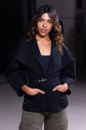 Zita Hanrot au Front Row du défilé Vaillant Collection Femme Prêt à Porter Printemps Eté 2026 lors de la Fashion Week de Paris PFW , à lOpera Bastille de Paris, France, le 3 octobre 2025 Julien Sarkissian Bestimage Front Row Vaillant fashion show as part of Spring Summer 2026 Paris Fashion Week on October 03, 2025 in Paris, France Paris France  Copyright: xJulienxSarkissianx xBestimagexJulienxSarkissianx xBestimagex