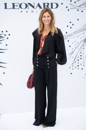 PFW Leonard Paris Photocall Lorena Vergani attending the Leonard Paris Womenswear Spring Summer 2026 show as part of Paris Fashion Week in Paris, France on October 03, 2025. Photo by Aurore Marechal ABACAPRESS.COM Paris France  Copyright: xMarechalxAurore ABACAx
