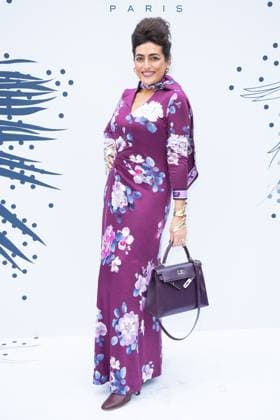 PFW Leonard Paris Photocall Ines-Olympe Mercadal attending the Leonard Paris Womenswear Spring Summer 2026 show as part of Paris Fashion Week in Paris, France on October 03, 2025. Photo by Aurore Marechal ABACAPRESS.COM Paris France  Copyright: xMarechalxAurore ABACAx