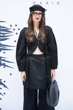 PFW Leonard Paris Photocall Annie Pickle attending the Leonard Paris Womenswear Spring Summer 2026 show as part of Paris Fashion Week in Paris, France on October 03, 2025. Photo by Aurore Marechal ABACAPRESS.COM Paris France  Copyright: xMarechalxAurore ABACAx