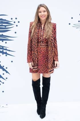 PFW Leonard Paris Photocall Juliette Longuet attending the Leonard Paris Womenswear Spring Summer 2026 show as part of Paris Fashion Week in Paris, France on October 03, 2025. Photo by Aurore Marechal ABACAPRESS.COM Paris France  Copyright: xMarechalxAurore ABACAx