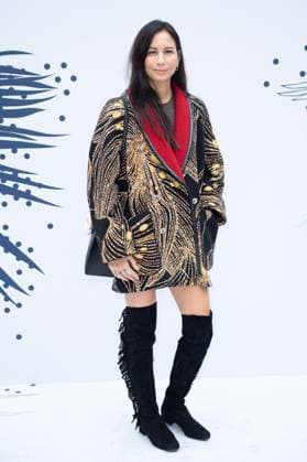 PFW Leonard Paris Photocall Melanie Huynh attending the Leonard Paris Womenswear Spring Summer 2026 show as part of Paris Fashion Week in Paris, France on October 03, 2025. Photo by Aurore Marechal ABACAPRESS.COM Paris France  Copyright: xMarechalxAurore ABACAx