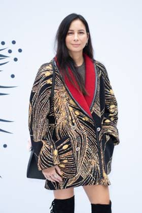 PFW Leonard Paris Photocall Melanie Huynh attending the Leonard Paris Womenswear Spring Summer 2026 show as part of Paris Fashion Week in Paris, France on October 03, 2025. Photo by Aurore Marechal ABACAPRESS.COM Paris France  Copyright: xMarechalxAurore ABACAx